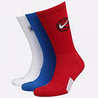 Шкарпетки баскетбольні Nike Everyday Crew Basketball Socks 3 пари мультиколор (DA2123-909), фото 4