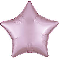 Фольгована кулька "Зірка" рожева сатин Flexmetal 18"(45см.) 1шт.