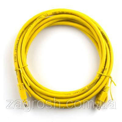 Promo Ціна! Патч-корд 15м, RJ-45, Cat.5e, CU, мідь, жовтий Ritar (PCR-CU/15Yw / 04295) - тільки на ZaGrosh.com.ua