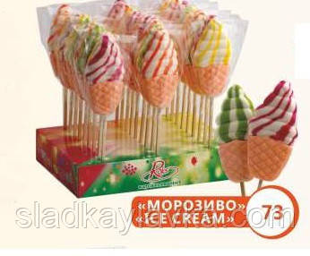 Леденці Карамель Мороженеве 2,16 кг (27 шт) (Roks)