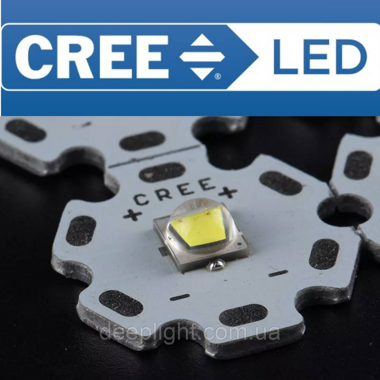 Світлодіод Cree XML2 T6 U3 10W 6000К БІЛИЙ для ліхтарів,фар,світильників 20мм алюміній, фото 1