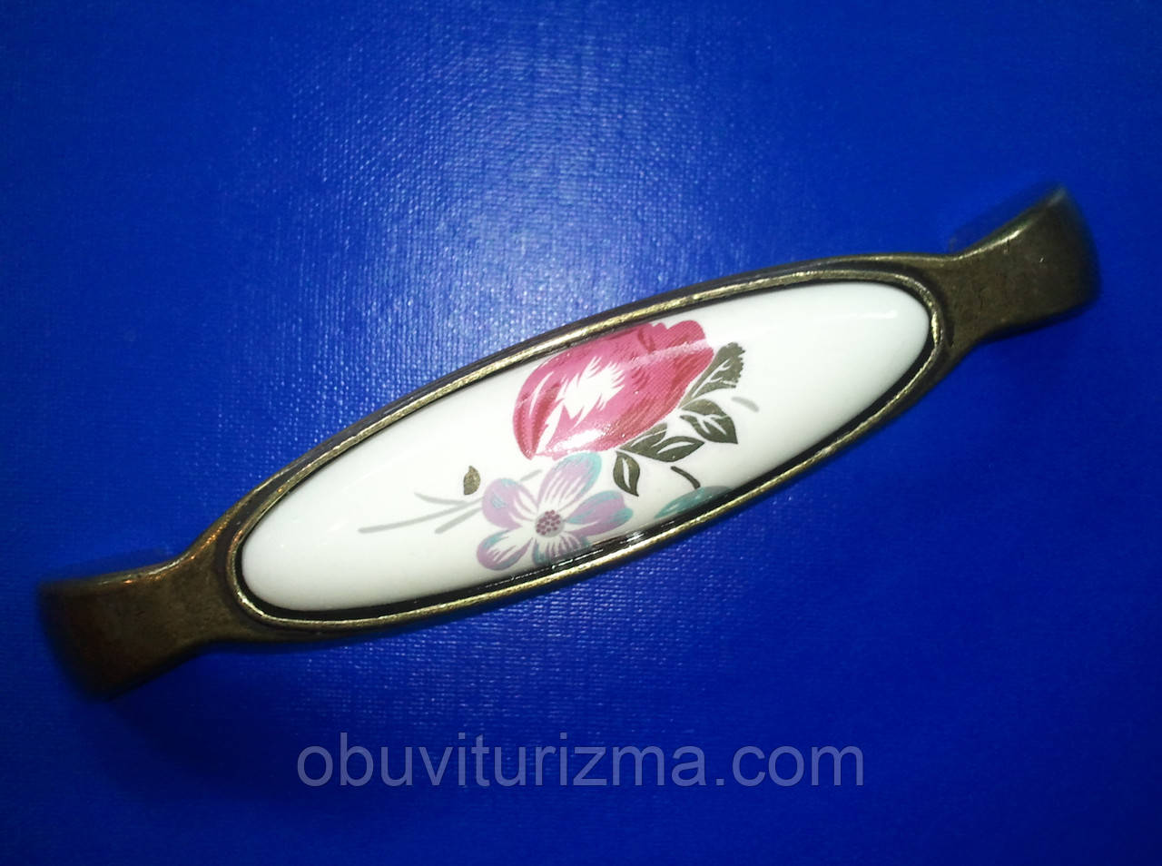 Меблева ручка кераміка 128мм, фото 1