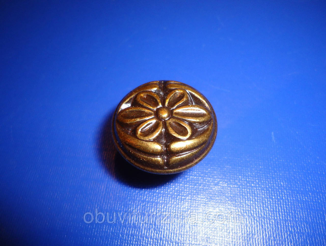 Меблева ручка кнопка квітка 25мм, фото 1