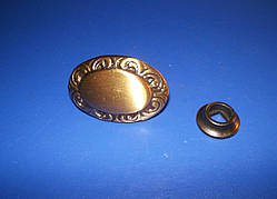 Ручка з латуні меблева на ніжці