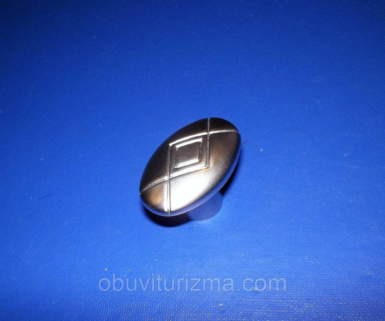 Ручка меблева ромбик алюміній, фото 1