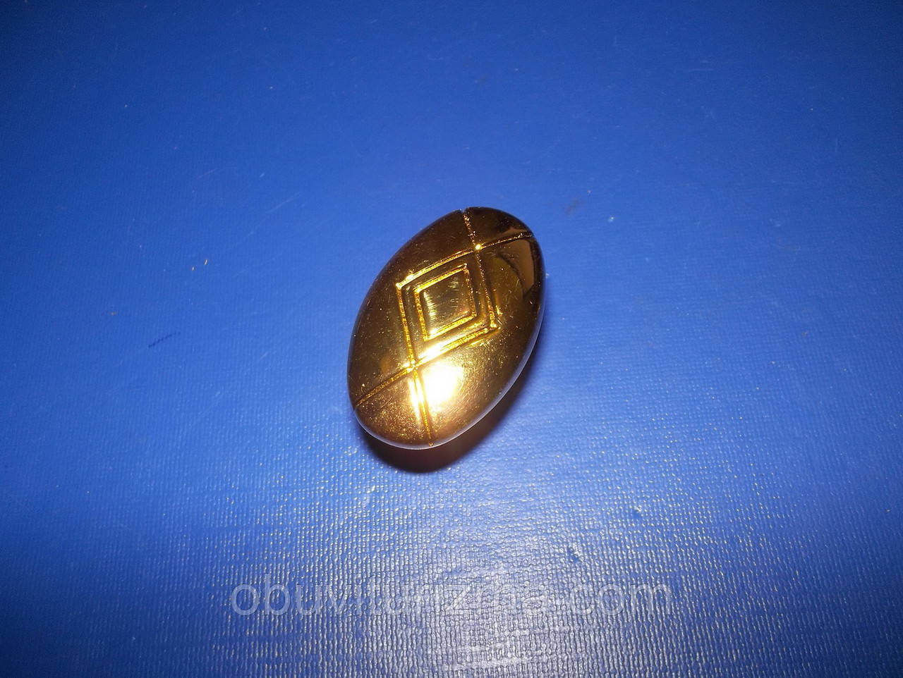 Ручка меблева ромбик золото, фото 1