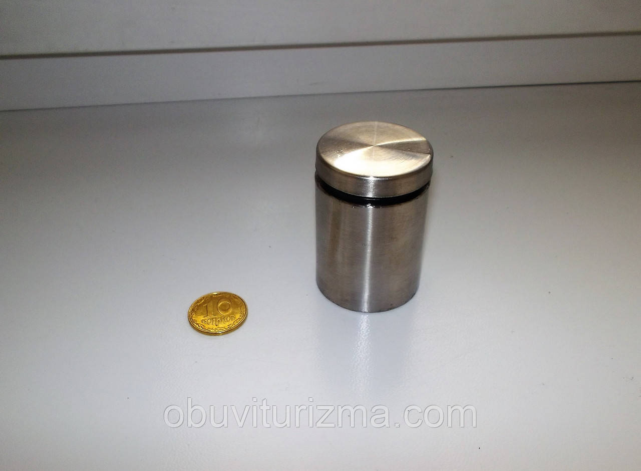 Дистанційне кріплення скла нерж. 30 Х 40, фото 1