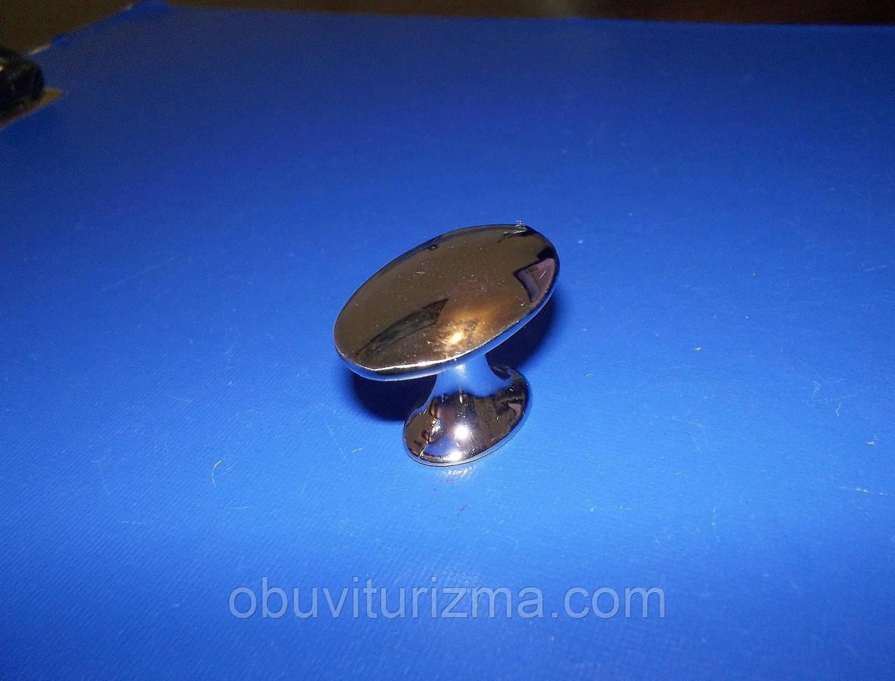 Ручка меблева овал хром, фото 1