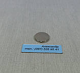 Неодимовий магніт, диск 15мм / 2мм (2.4 кг), фото 2