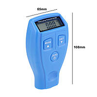 Тестер, вимірювач товщини лакофарбового покриття, тестер GM200. Товщиномір фарби.