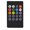 Світлодіодна стрічка 5м + пульт ДК USB LED 5050 RGB Чорний, фото 6