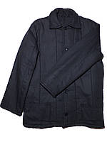 Куртка зимняя ватная (черная)ХБ+ватин