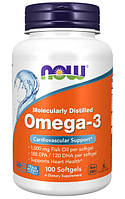 Омега-3 1000 мг Now Foods Omega-3 1000 мг 100 капсул