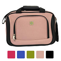 Дорожня сумка Bonro Best з кодовим замком текстильна тканинна R_8098 Рожевий