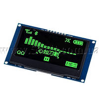 Дисплей OLED 2.42 зелений драйвер SSD1309 інтерфейс SPI