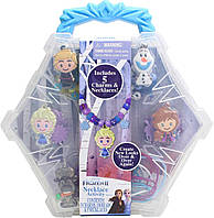 Набір для плетіння браслетів, бус Холодне серце Ельза Фрозен Tara toys Frozen 2 Дитячі прикраси