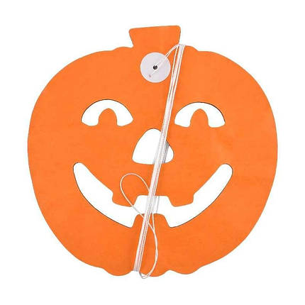 Розтяжка паперова гірлянда ГАРБУЗ 3D Halloween, фото 4