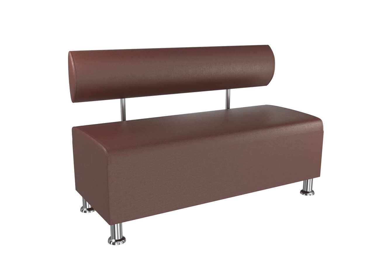 Диван офісний BNB Solo PLUS 1200x540x750 коричневий. Флай 2231 Для школи, лікарні, адміністратора, очікування, фото 1