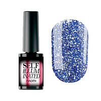 Гель-лак Naomi Self Illuminated No02 ефектний синій з блискітками та слюдою, 6 мл