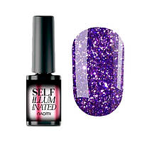 Гель-лак Naomi Self Illuminated No05 фіолетовий з блискітками та слюдою, 6 мл