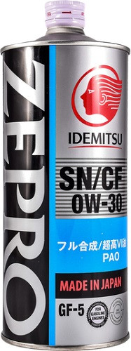 Олива моторна IDEMITSU ZEPRO 0W30 1L Touring PRo, SN/GF-5 (3615054)