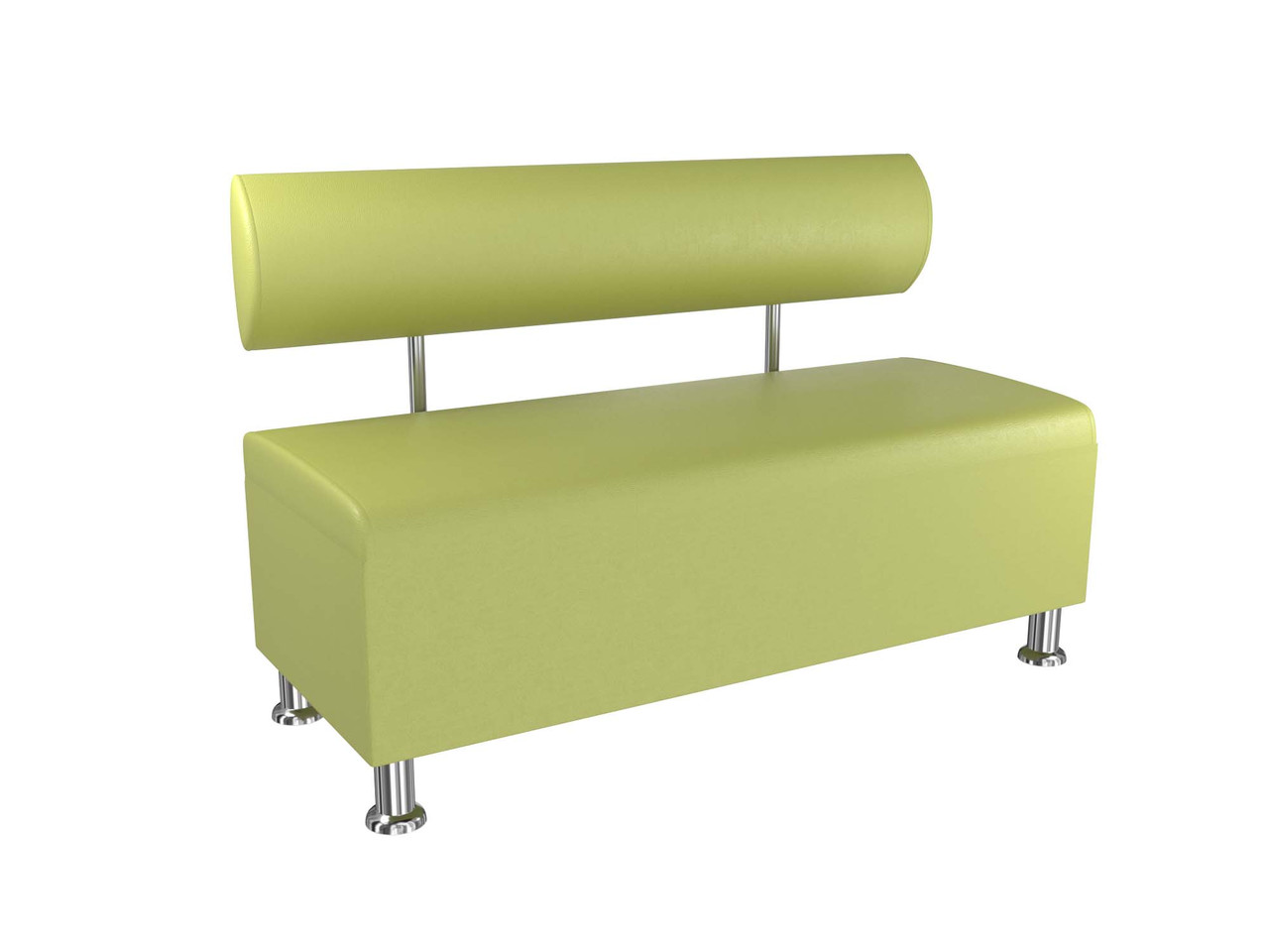Диван офісний BNB Solo PLUS 1200x540x750 салатовий. Флай 2234 Для школи, лікарні, адміністратора, очікування