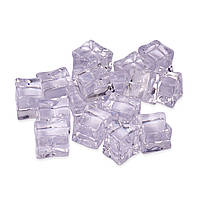 Кубик льоду декоративний Novogod'ko, 1,5*1,5 см, прозорий, 20 шт.