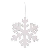 Сніжинка декоративна Novogod&lsquo;ko, 30 cм, біла, поліестер