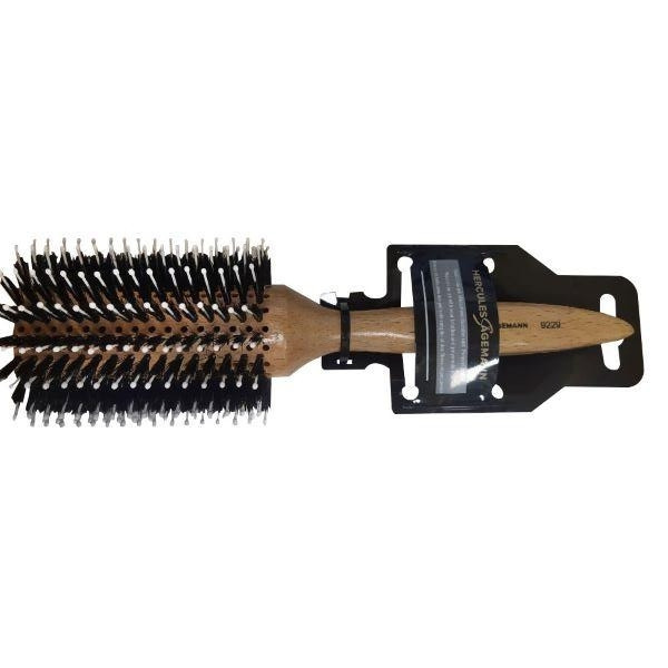 Щітка кругла комбінована брашинг Hercules round brush walnut клен