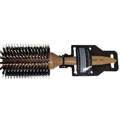 Щітка кругла комбінована брашинг Hercules round brush walnut клен