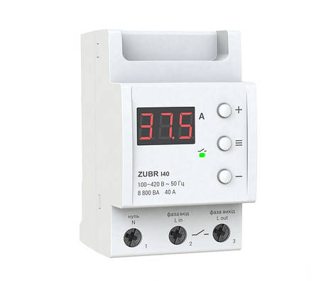 Реле контролю струму ZUBR I40 DS Electronics, фото 1