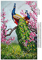 Схема для вышивки бисером Райские птицы