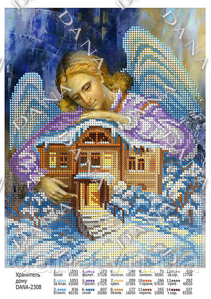 Схема для вишивання бісером Хранитель дому