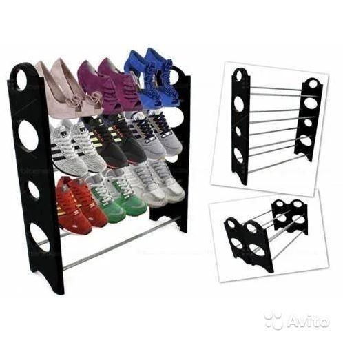 ПОЛИЦЯ ДЛЯ ВЗУТТЯ STACKABLE SHOE RACK НА 12 ПАР