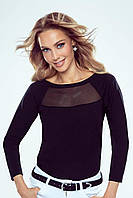 Блуза повсякденна чорного кольору Janet Eldar, колекція осінь-зима