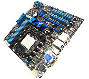 Материнська плата ASUS M4A78LT-M Socket AM3, HDMI (б/у) +планка, фото 1