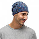 Баф осінь вовна BUFF Lightweight Merino Wool denim multi stripes, фото 5