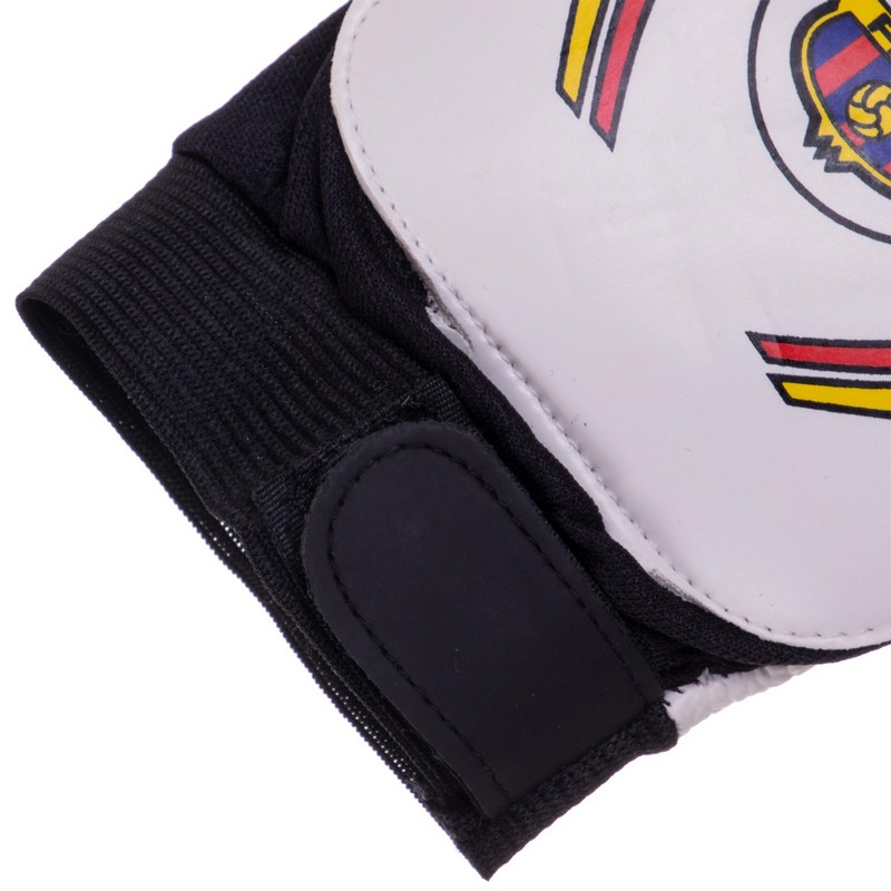 Перчатки вратарские для футбола подростковые Barcelona FB-0028-03 5 размер - фото 5 - id-p1471984743