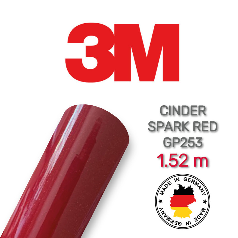 3M 1080 Cinder Spark Red GP253 — глянсова червона перламутрова плівка 1,524 м, фото 1