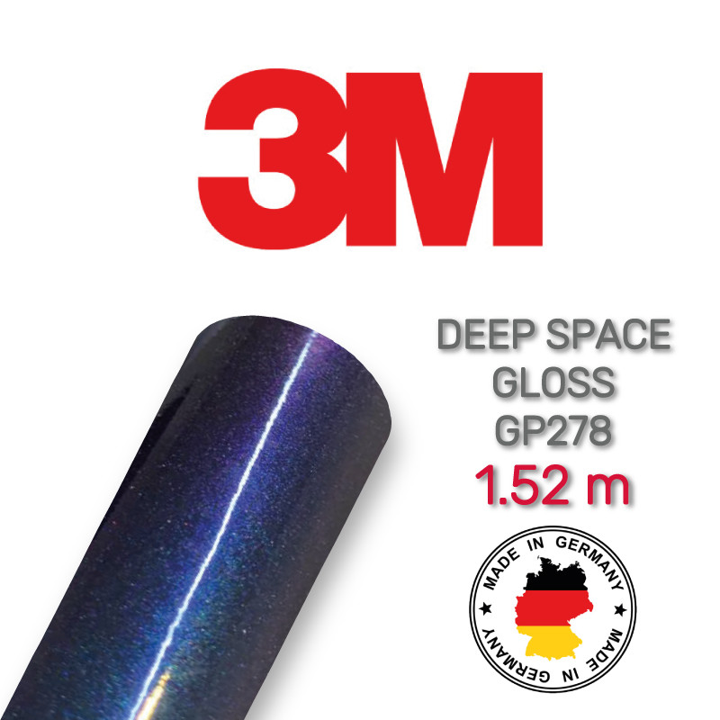 3M 2080 GP278 Deep Space Gloss — глянсова темно-фіолетова космічна плівка 1.524 м