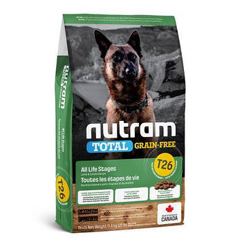 NUTRAM T26 Total GF Lamb & Lentils Dog без зерновий корм для собак з ягням 20кг (білий мішок)