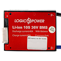 BMS плата Li-ion 36V 10S 40A симетрія