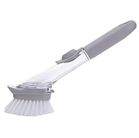 Багатофункціональна щітка з дозатором Decontamination Wok Brush-1640, фото 3