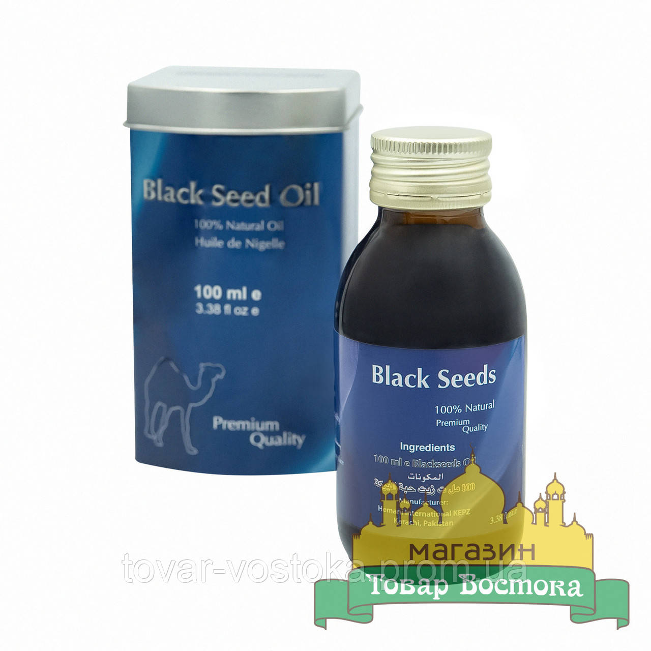 Олія чорного кмину Hemani Premium (100мл) - фото 1 - id-p1475994246