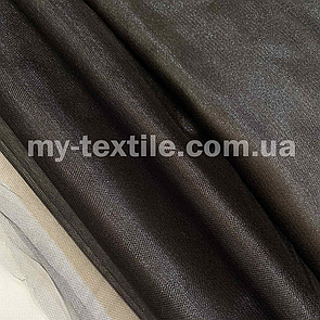 Тканина фатин м'який (Kristal Tul) Чорний