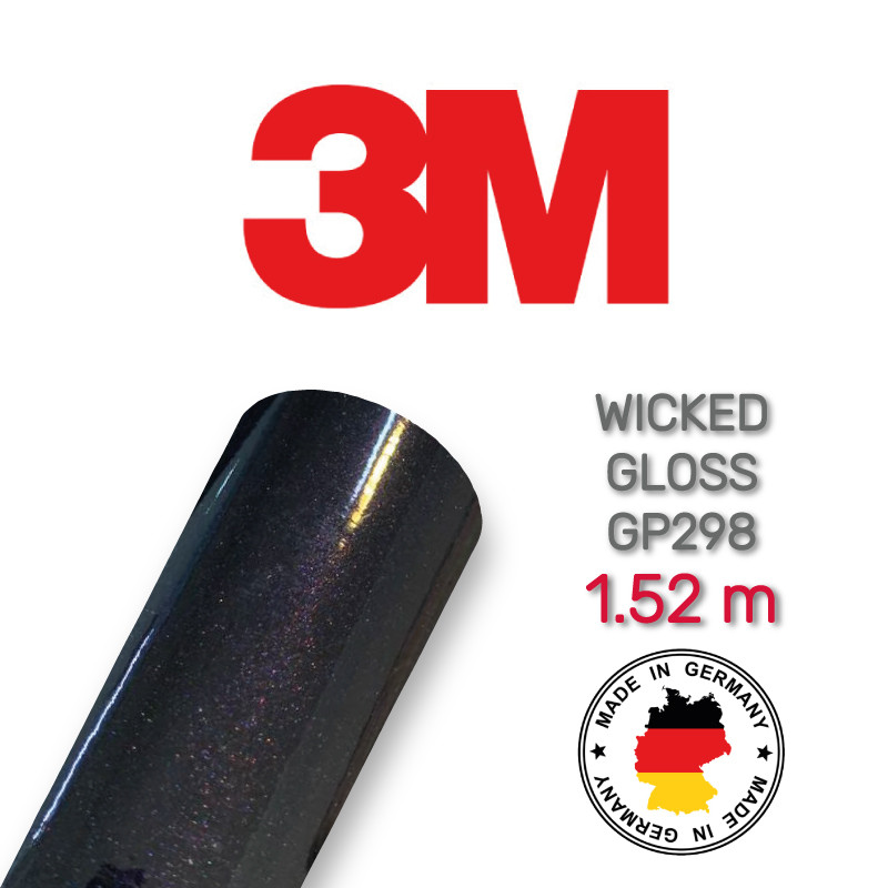 3M 2080 GP298 Wicked Gloss — глянсова темно-фіолетова плівка 1.524 м