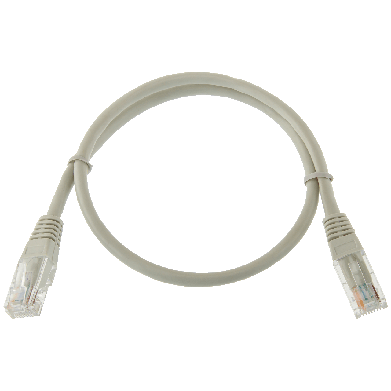 Патч-корд литий LogicPower UTP RJ45 кат. 5Е 0.5 м (сірий)