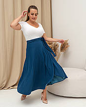 Жіноча спідниця розмір плюс Магра морська хвиля (48-62)