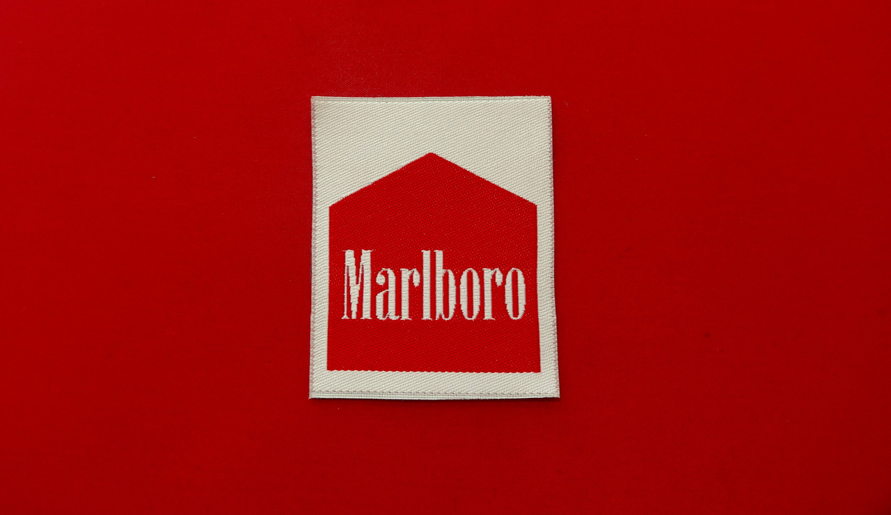 Аплікація пришивна Marlboro 48 * 60 мм, фото 1