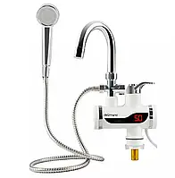 Бойлер кран з екраном + душ